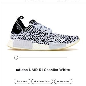 Brand new with tags sashiko NMD R1 sneakers .